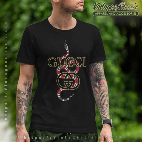 gucci snake mens t shirt|white gucci shirt with snake.